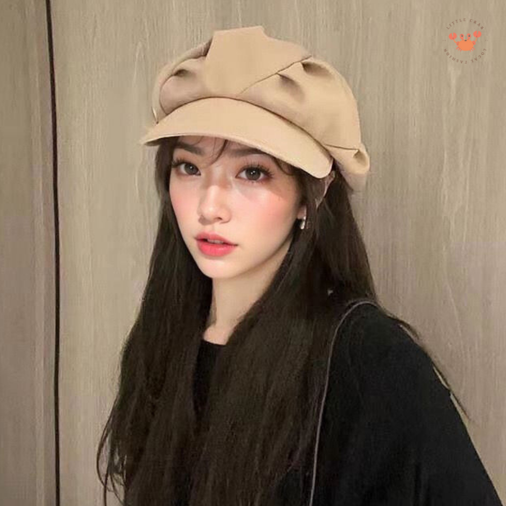 Jual [littlecrab] Topi Baret Bentuk Awan Cloud Puff Simple Cute ...