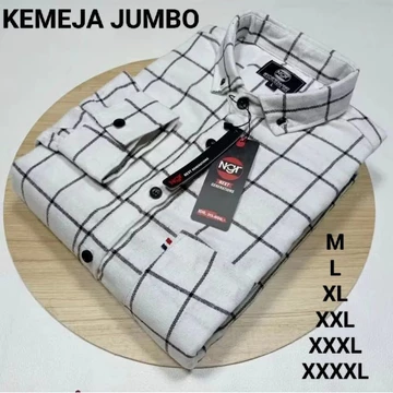 Kemeja Flanel Motif 3D M L XL XXL XXXL XXXXL Oversize