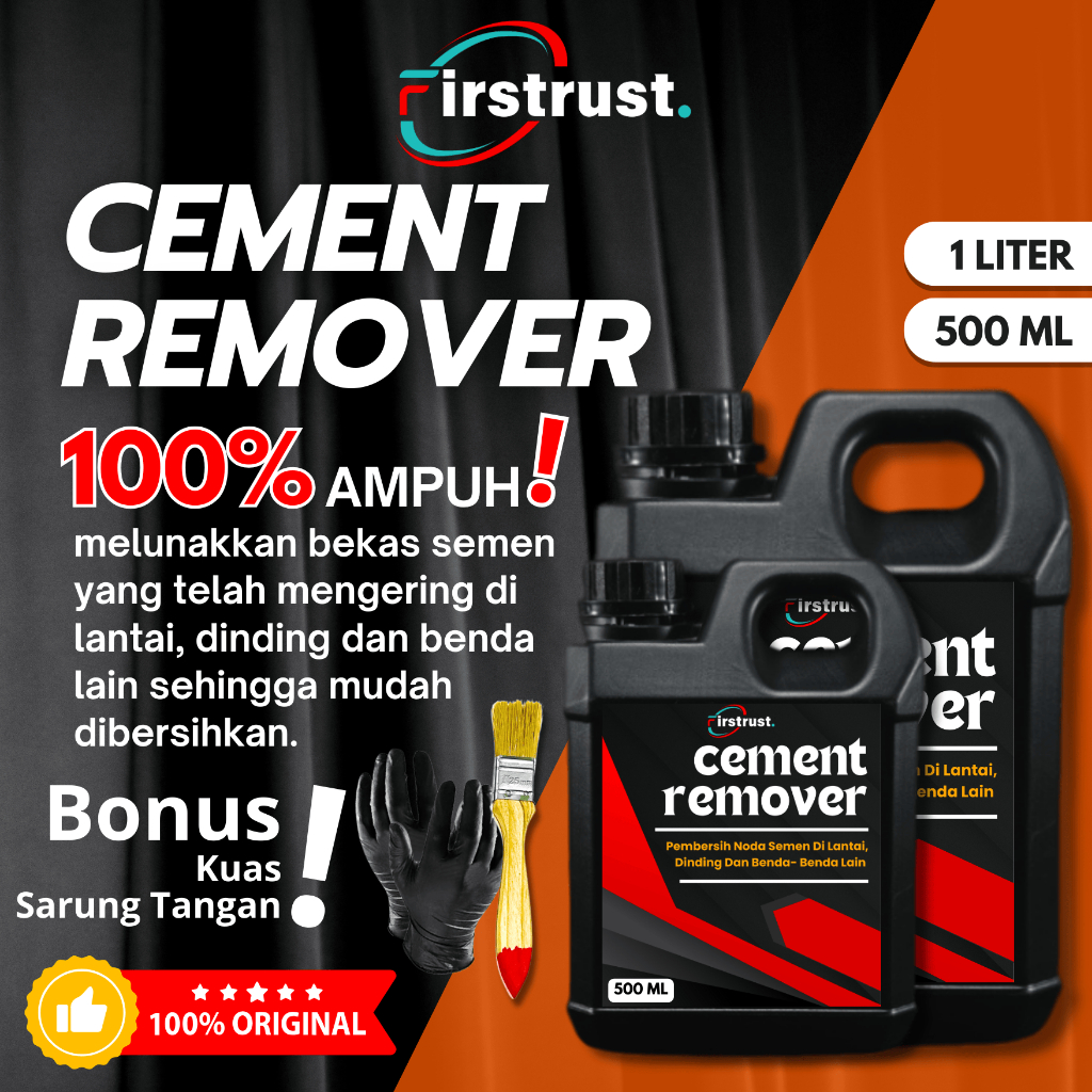 Jual FIRSTRUST - Cement Remover Cairan Pembersih Bekas Semen Di Lantai ...
