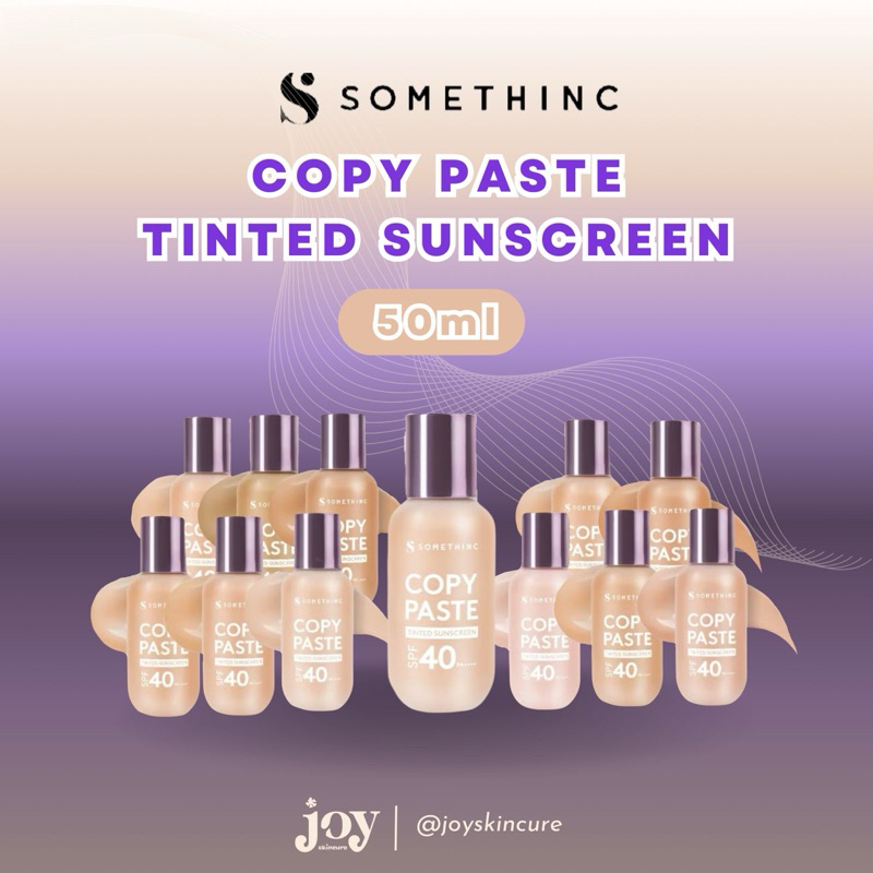 Jual SOMETHINC COPY PASTE TINTED SUNSCREEN SPF 40PA+++ 50ml | Shopee ...