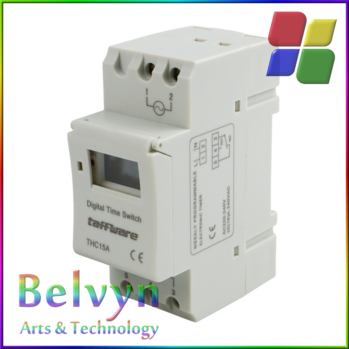 Jual Programmable Digital Timer Switch Relay 20 Program 220V/16A ...