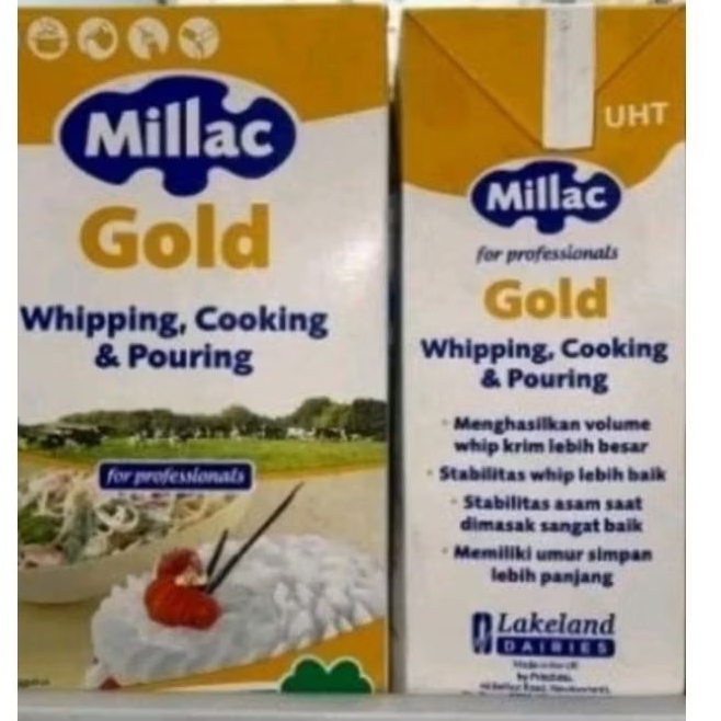 Jual Millac Gold Cooking Cream 1 Liter -BEST SELLER- | Shopee Indonesia