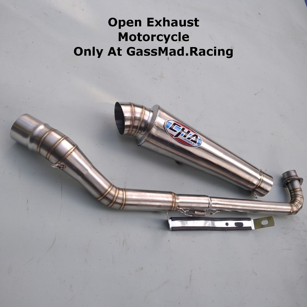 Jual CHA Open Muffler Exhaust Wave100 Dash110 Wave125 Ex5 Mr1 Xrm110 ...