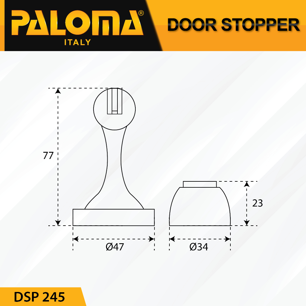 Jual Paloma Dsp Penahan Pintu Rumah Door Stop Stopper Magnet Tempel