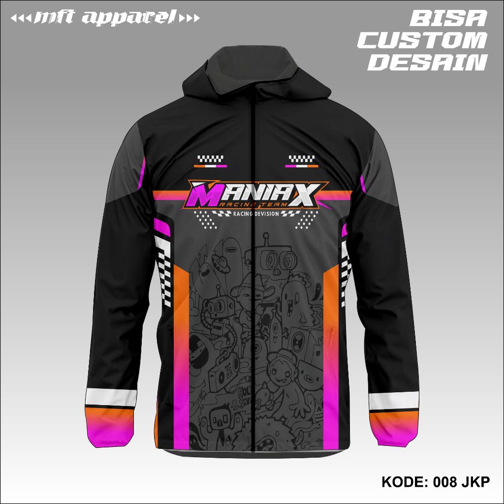 Jual Jaket Racing Custom Jersey Jaket Racing Parasut Edit Nama & Nomor ...