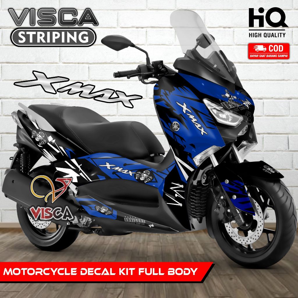 Jual Decal XMAX 250 - Stiker XMAX 250 - Dekal XMAX 250 Full Body ...