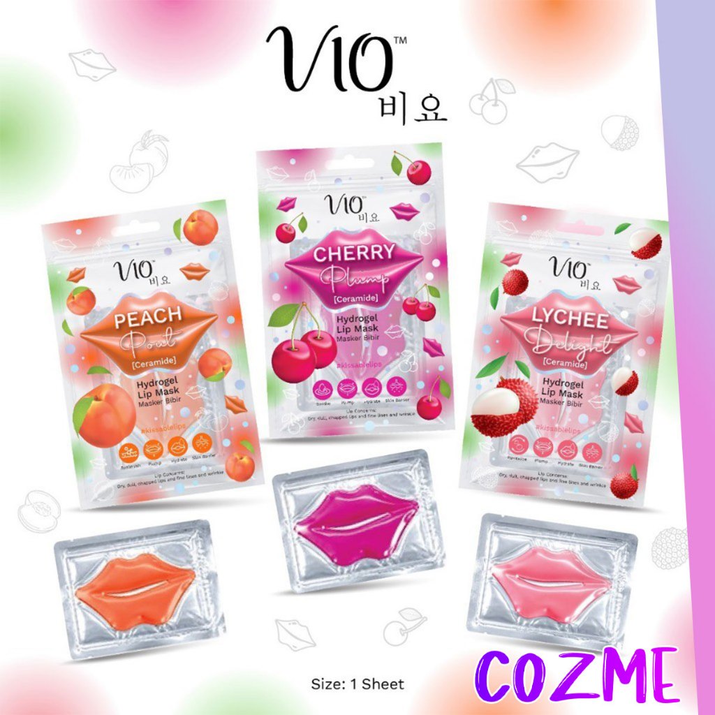 Jual VIO Hydrogel Lip Mask 1 Sheets | Shopee Indonesia