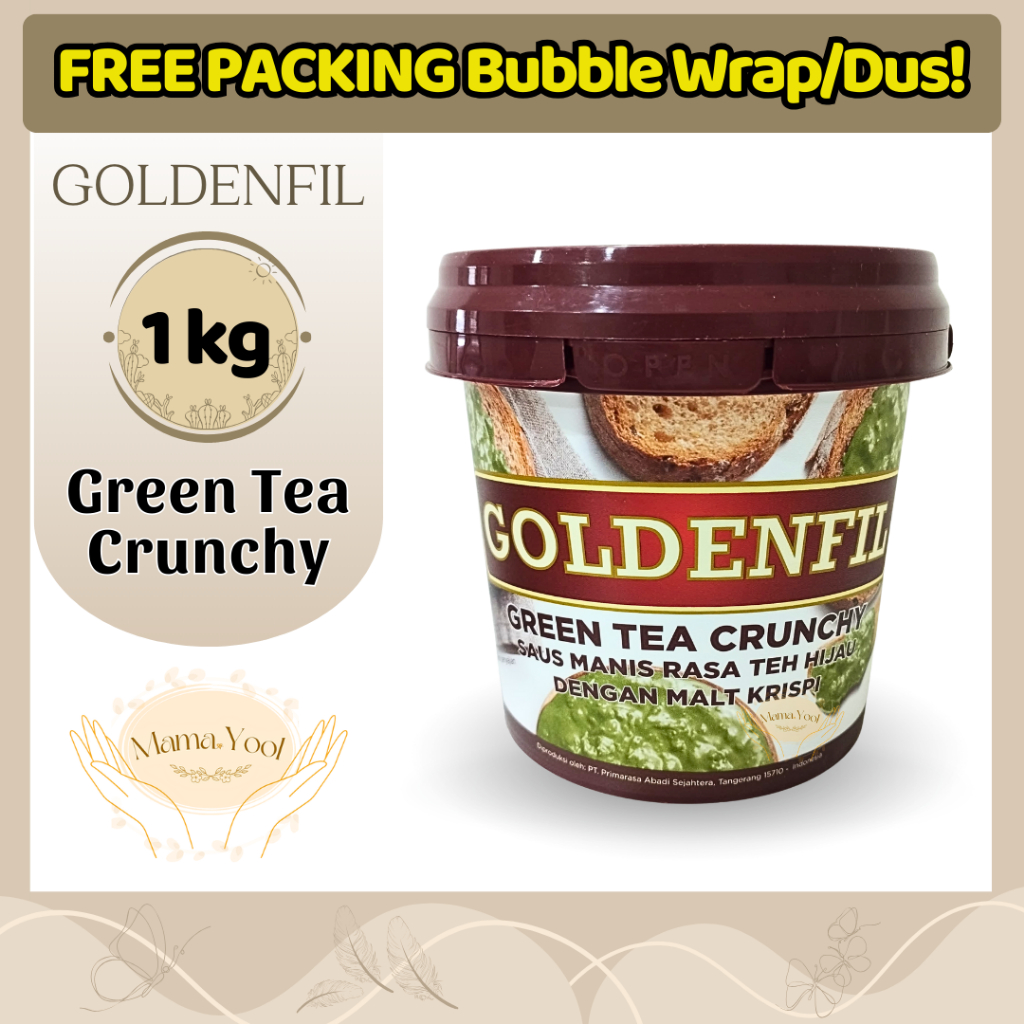 Jual MAMA.YOOL - Goldenfil Green Tea Crunchy 1 kg FREE PACKING ...