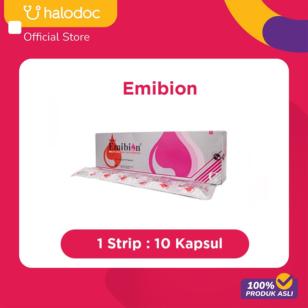 Jual Emibion 10 Kapsul | Shopee Indonesia