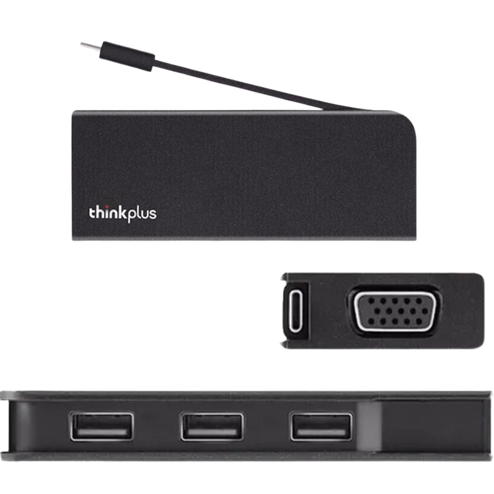 Jual LENOVO ThinkPlus USB-C 4-in-1 Portable Extender Adapter Converter ...
