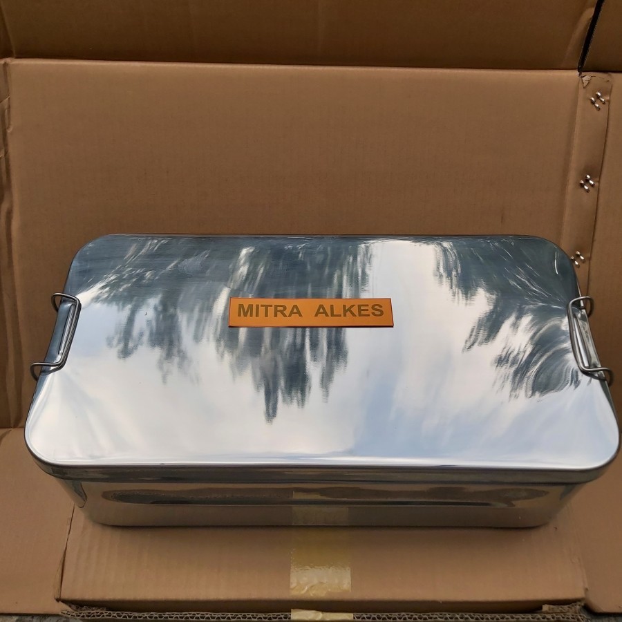 Jual Instrument Tray LOCK UNLOCK 40x20x12 cm. Bak instrumen Lok Unlok ...