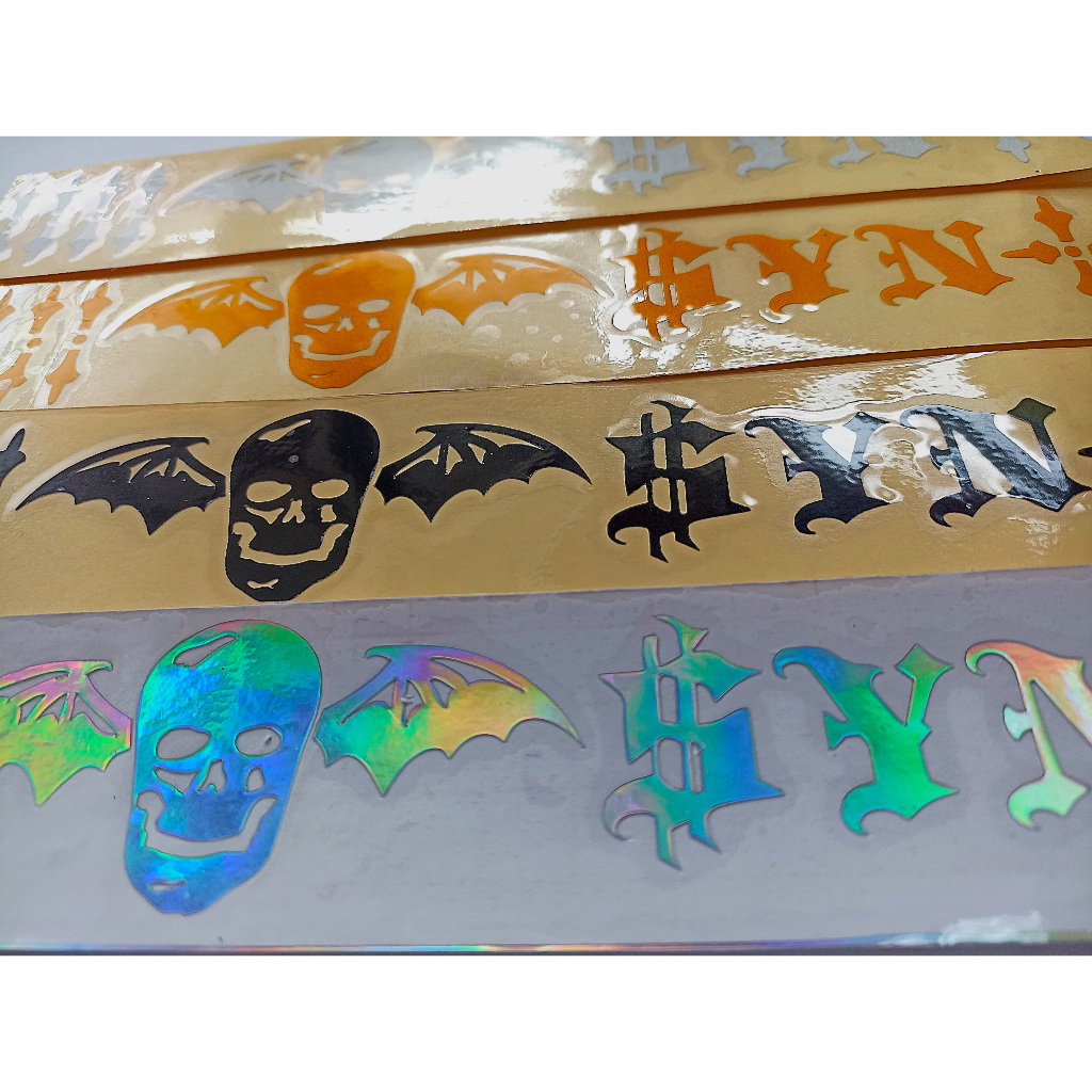 Jual STIKER INLAY GITAR SCHECTER GITAR SCHECTER SYNYSTER GATES DEAD BAT ...
