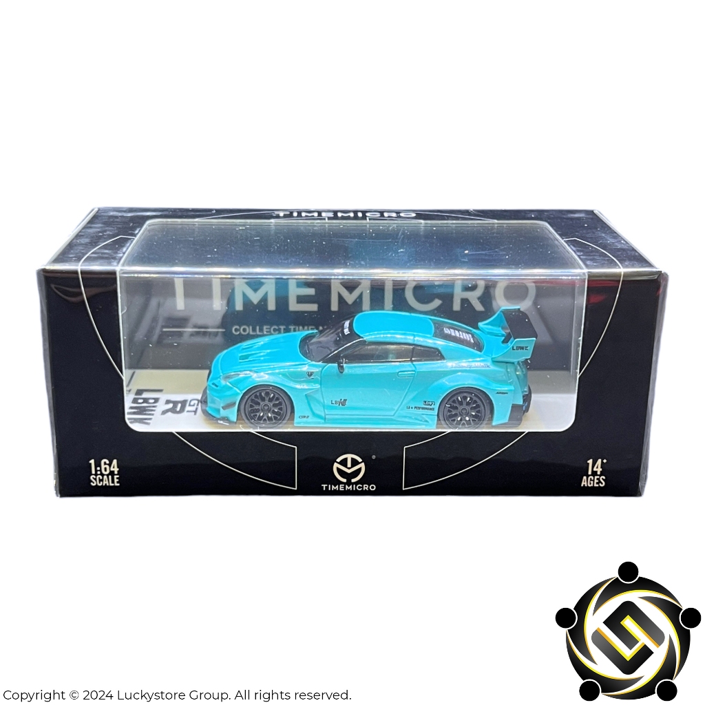 Jual Time Micro 1:64 LBWK 3.0 Nissan GT-R R35 Tiffany Blue Limited ...