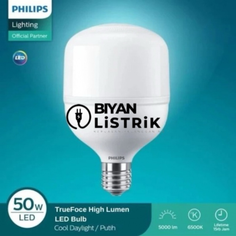 Jual Philips Lampu LED Tforce Core 50W HB E27 Putih | Shopee Indonesia