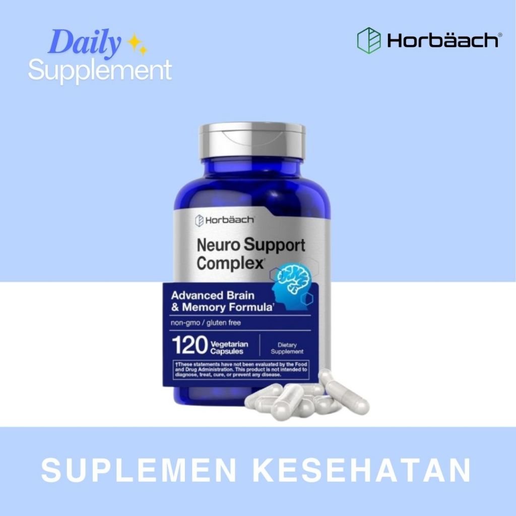 Jual Horbaach Neuro Support Complex-120 Caps-Advanced Brain&Memory ...