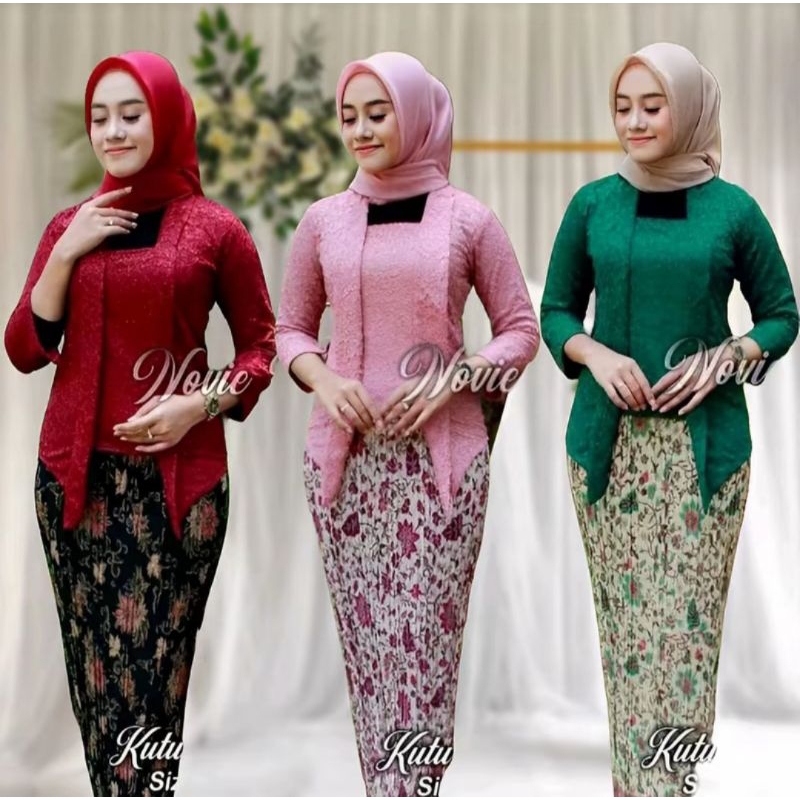 Jual kebaya kutu baru / kutu baru brokat / kebaya wisud…