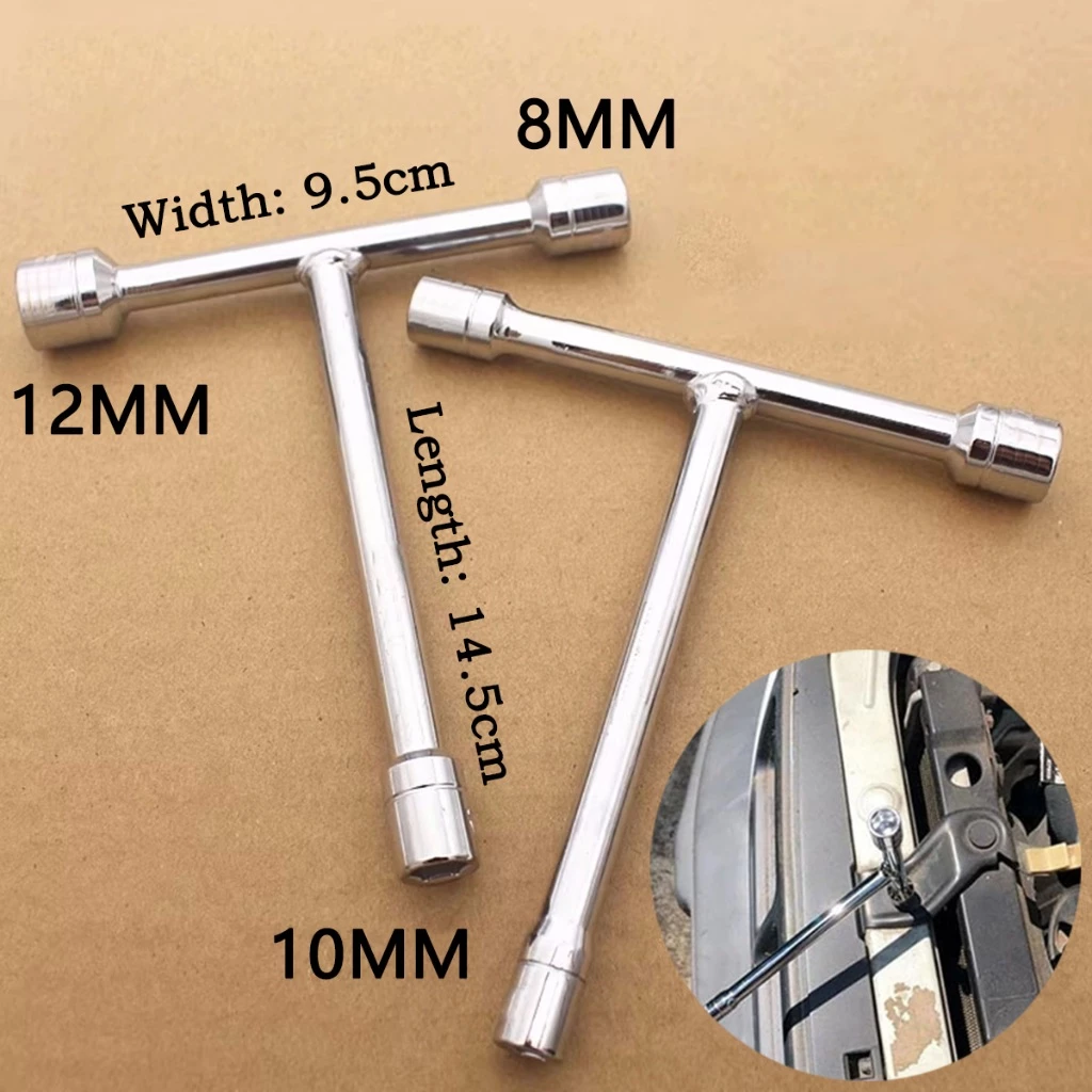 Kunci Sok T 3 Ukuran 8MM - 10MM - 12MM