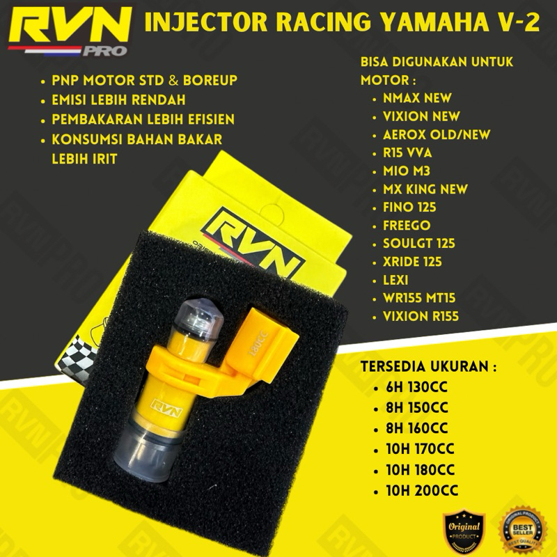 Jual INJECTOR INJEKTOR RVN RACING MIO M3 MIO J FINO MXKING NMAX VIXION ...