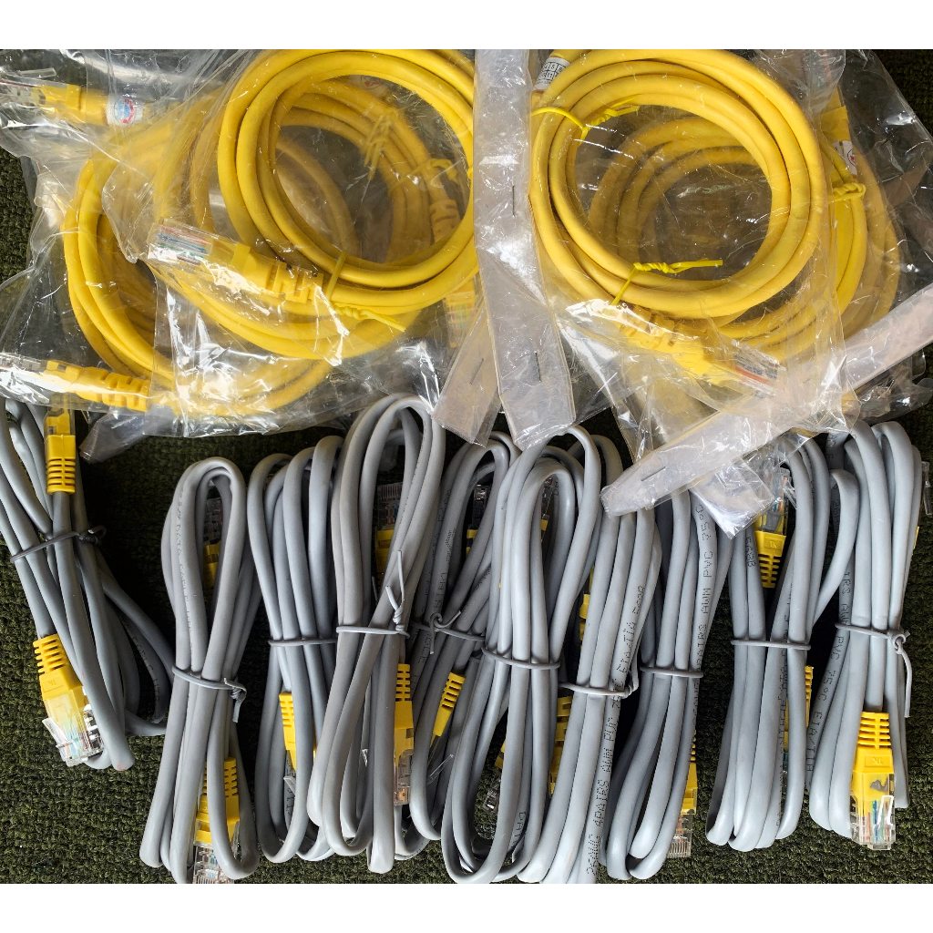 Jual Kabel Lan Komputer Laptop Modem With RJ45. 120cm - 1,2M. Siap ...