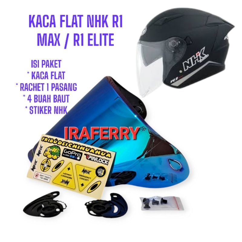 Jual kaca helm nhk r1 max r1 elite nhk s1 gp pro | Shopee Indonesia