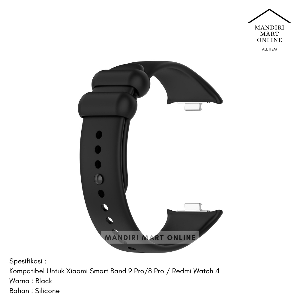 Strap Xiaomi Smart Band Pro Mi Band Pro Tali Pengganti Xiaomi Mi Band  Pro Bahan Silicone Warna Warni