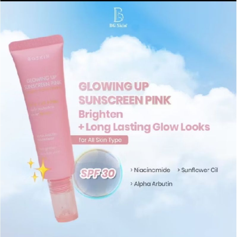 Jual Glowing up Sunscreen Pink | Shopee Indonesia