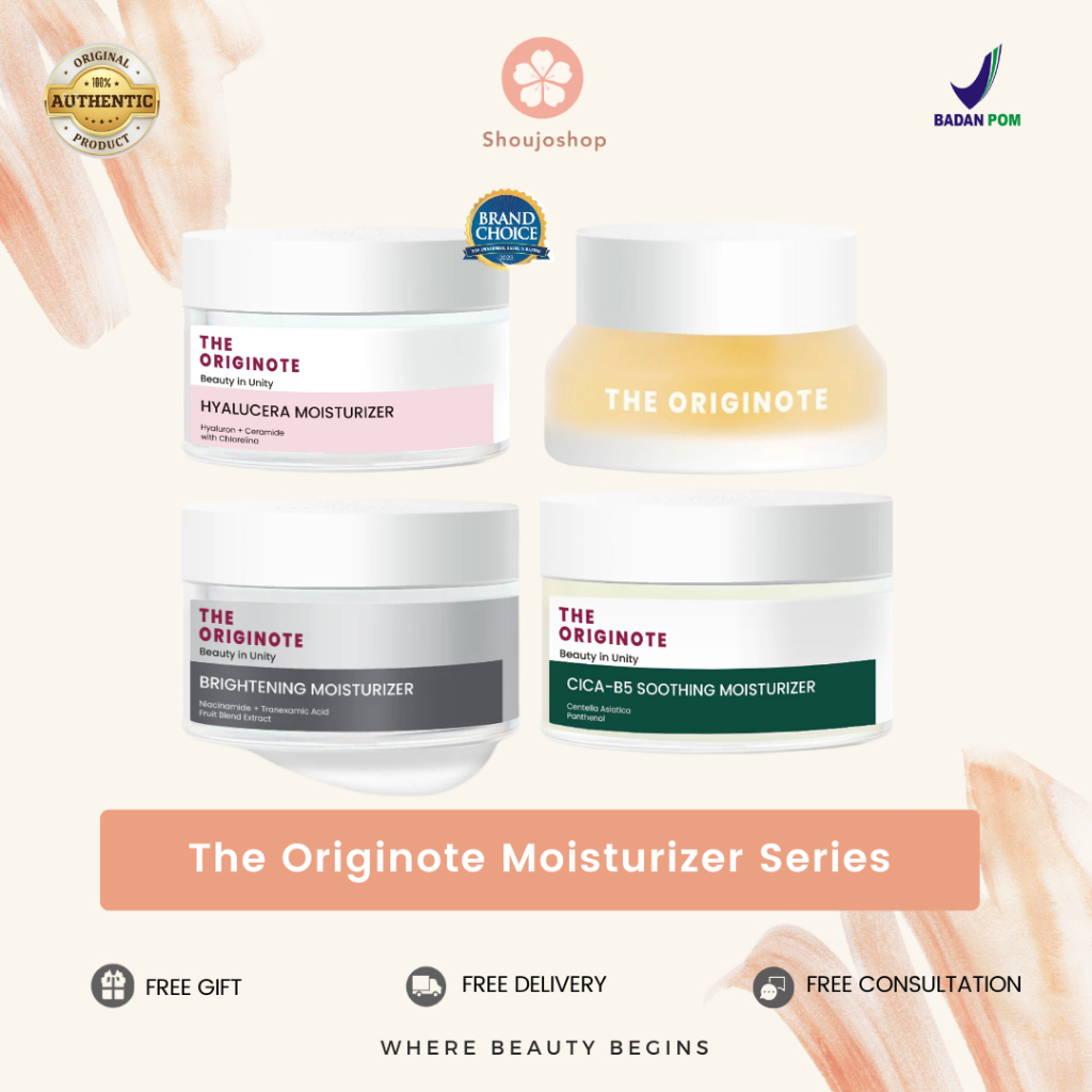 Jual THE ORIGINOTE Moisturizer Gel All Series Hyalucera Brightening ...