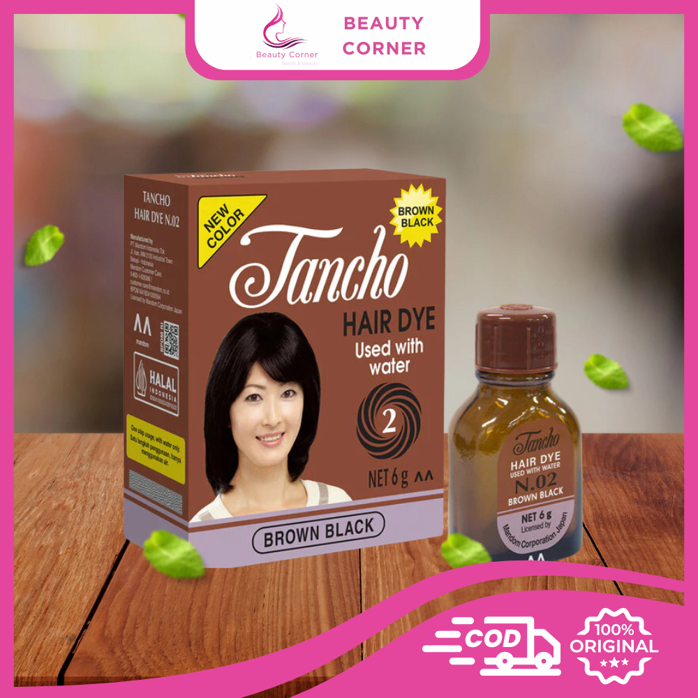 Jual Tancho Hair Dye Brown Black 6gr | Shopee Indonesia
