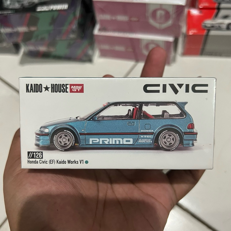 Mini GT Kaido House Honda Civic Yokohama Limited Edition, Scala 1:64, Nuovo Sigillato. Diecast Da Collezione. - Foto 4