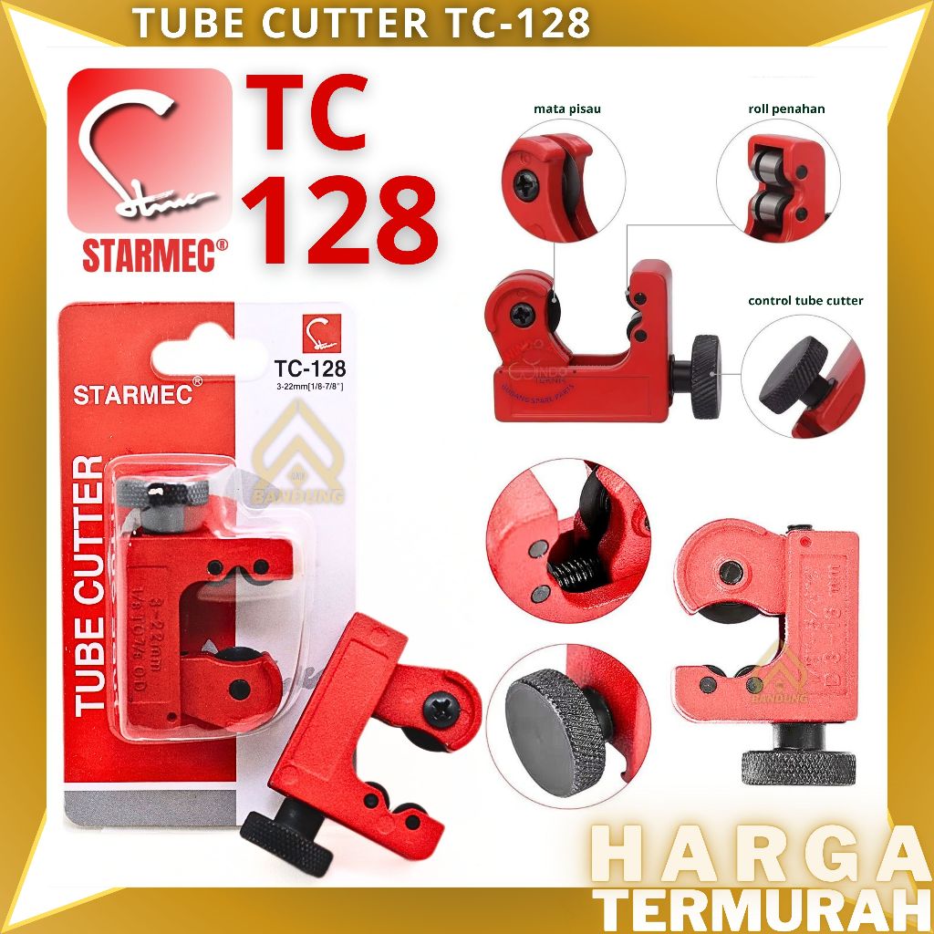 Jual CUTTER PIPA TEMBAGA | ALAT PEMOTONG PIPA AC & TEMBAGA TC-128 ...