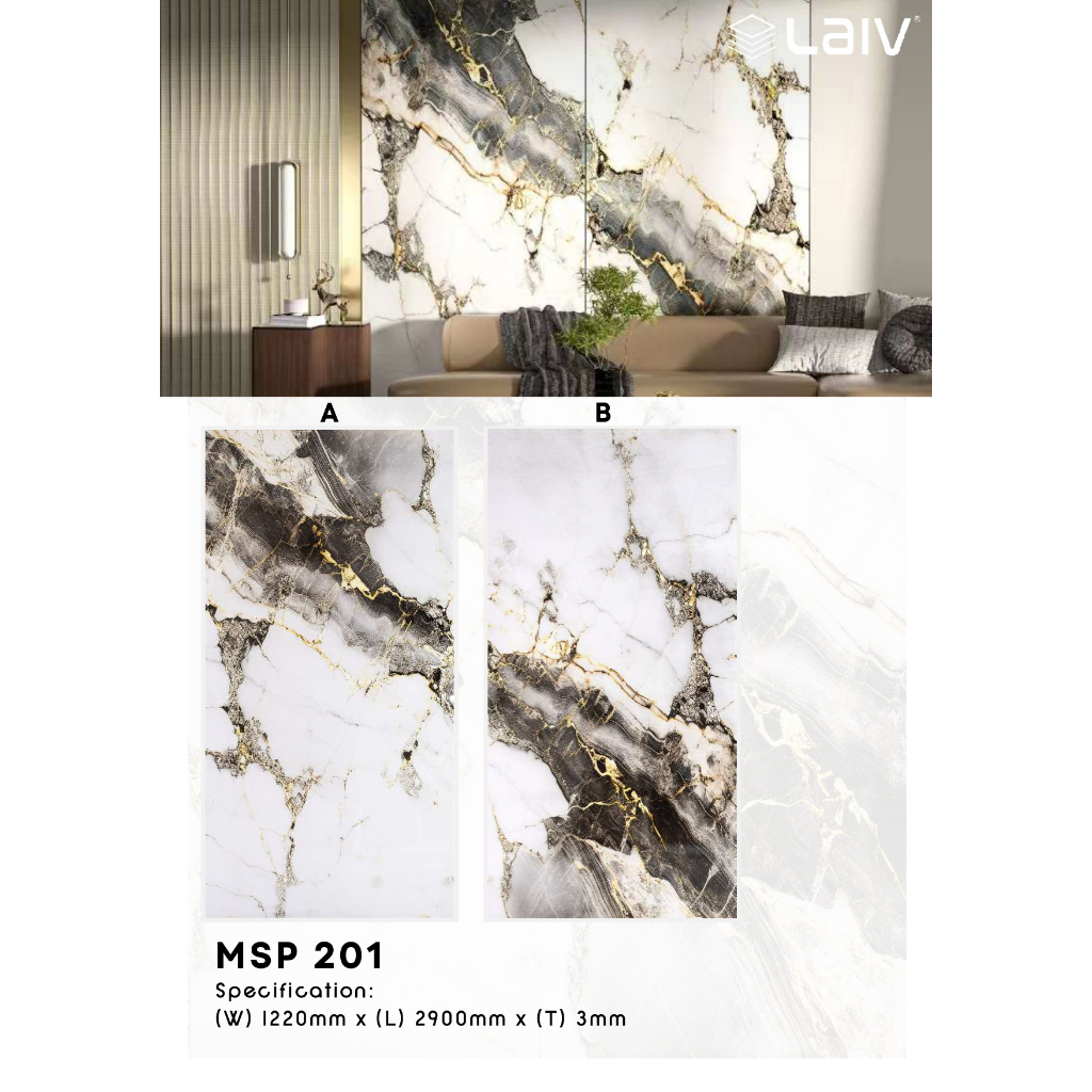 Jual PVC MARBLE - UPVC MARBLE SHEET - Wall Board Marmer - Backdrop TV ...