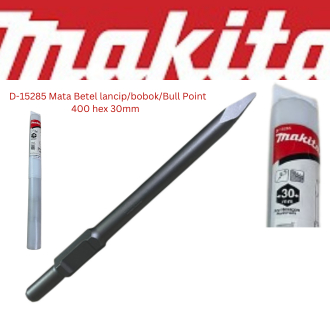 Jual MAKITA D-15285 Mata Betel/bobok lancip/Bull Point 400 (30mm Hex ...