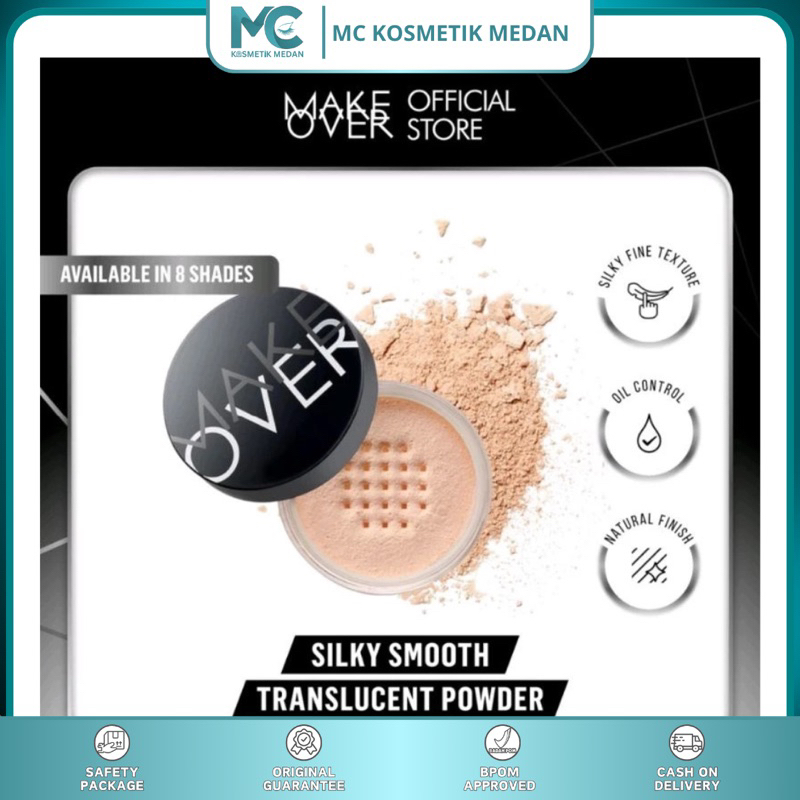 Jual MAKE OVER-Silky Smooth Translucent | Shopee Indonesia