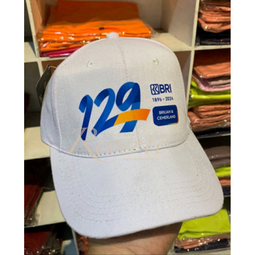 Jual TOPI HUT BRI KE-129 TAHUN CAP HAT SERAGAM ANNIVERSARY ULANGTAHUN ...