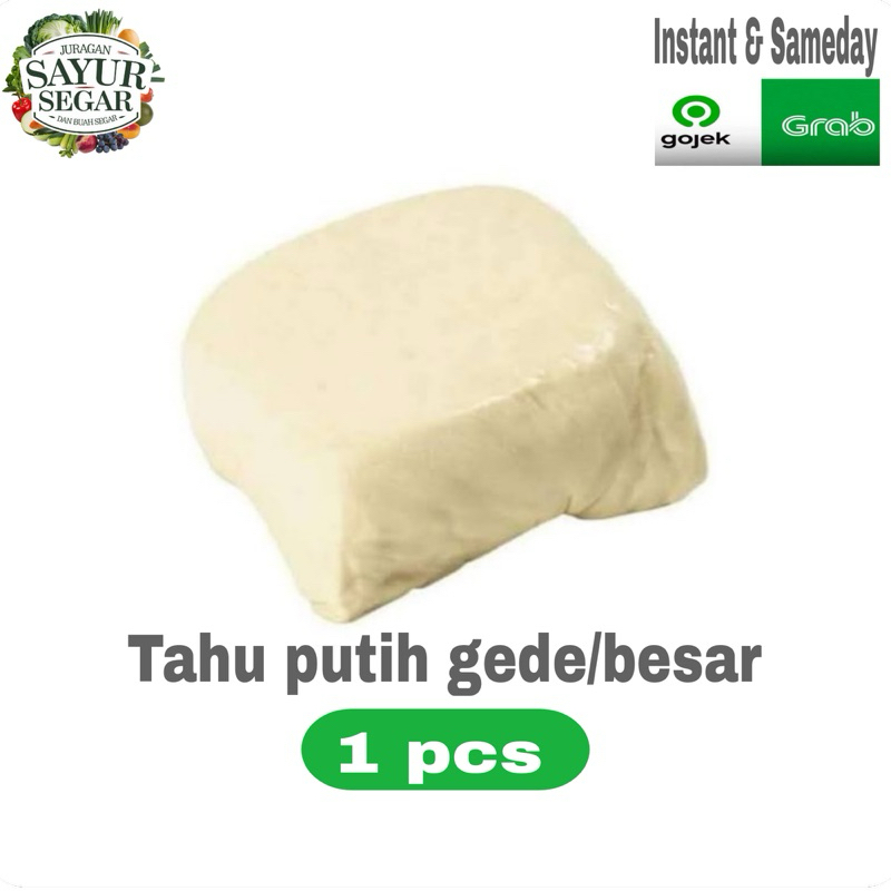 Jual Tahu putih besar/tahu putih gede 1pcs INSTANT | Shopee Indonesia