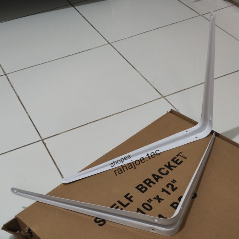Jual Siku Rak Abu / Putih 10 x 12 Inch - Siku L Bracket 25 x 30 ...