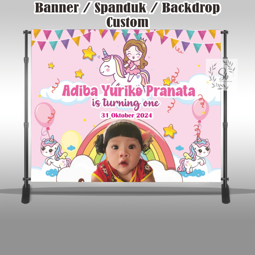 Jual SPANDUK/BANNER/BACKDROP/SPANDUK ULANG TAHUN ANAK/BANNER ULANG ...
