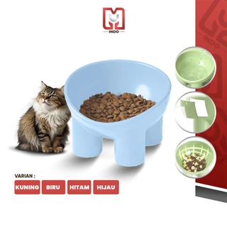 Pet Feeder Bowl Kaki Tinggi M44 Tempat Makan Hewan Peliharaan Kucing Anjing