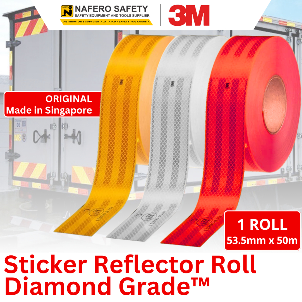 Jual STICKER REFLEKTOR STIKER PEMANTUL CAHAYA TAMBAHAN SYARAT KIR 3M ...