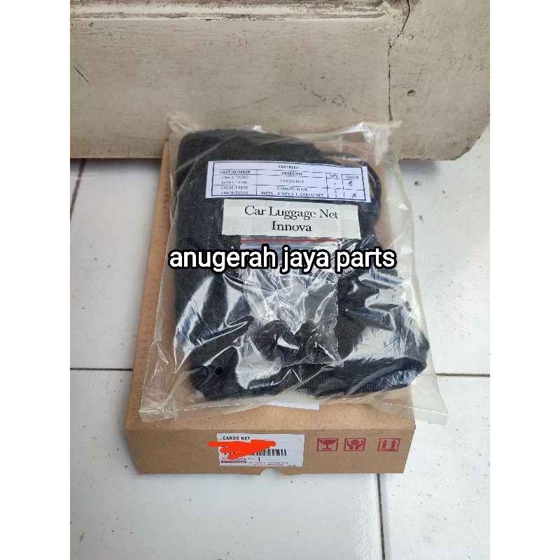 Jual Cargo Net Jaring Bagasi Innova Zenix Original Toyota 100% | Shopee ...