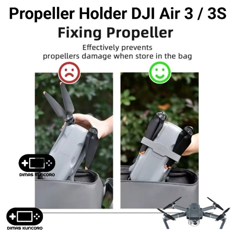 Jual Propeller Holder DJI Air 3 / 3S bracket pengaman baling baling fix ...