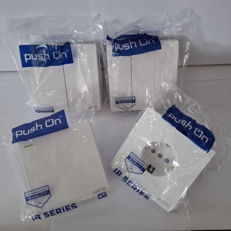 Jual Push On Series Stop Kontak / Saklar Engkel / Saklar Double ...