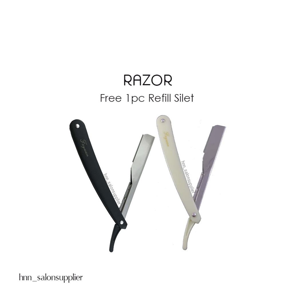 Jual Razor Pisau Cukur Jenggot Lipat Barber Barbershop | Shopee Indonesia