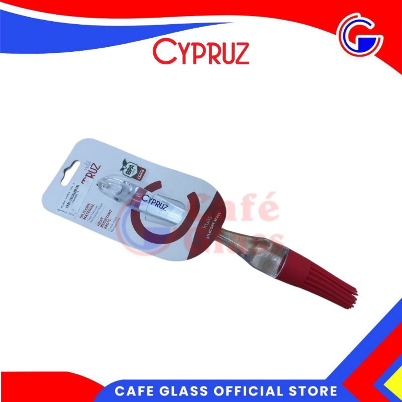 Kuas Kue Silikon Cypruz / Kuas Oles Roti Bbq / Kuas Mentega Alat Masak Baking Tahan Panas (Ad-1015) / Bbq Brush