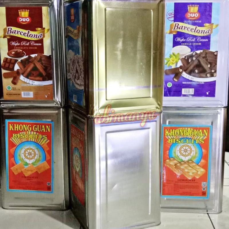 Jual black kaleng bekas roti dan astor | Shopee Indonesia