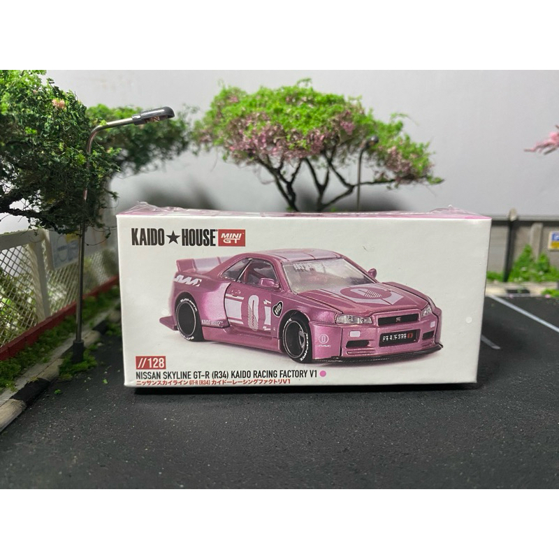Jual Mini Gt Kaido House GTR R34 pink | Shopee Indonesia
