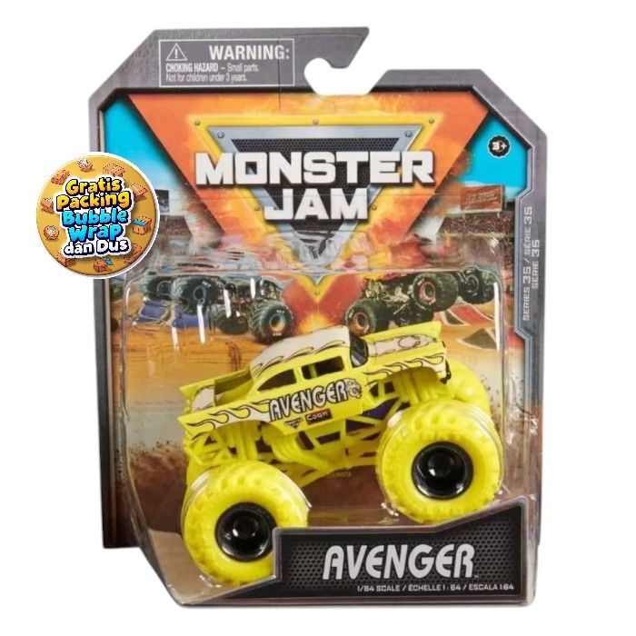 Jual Avenger Kuning Series 35 Monster Jam | Shopee Indonesia