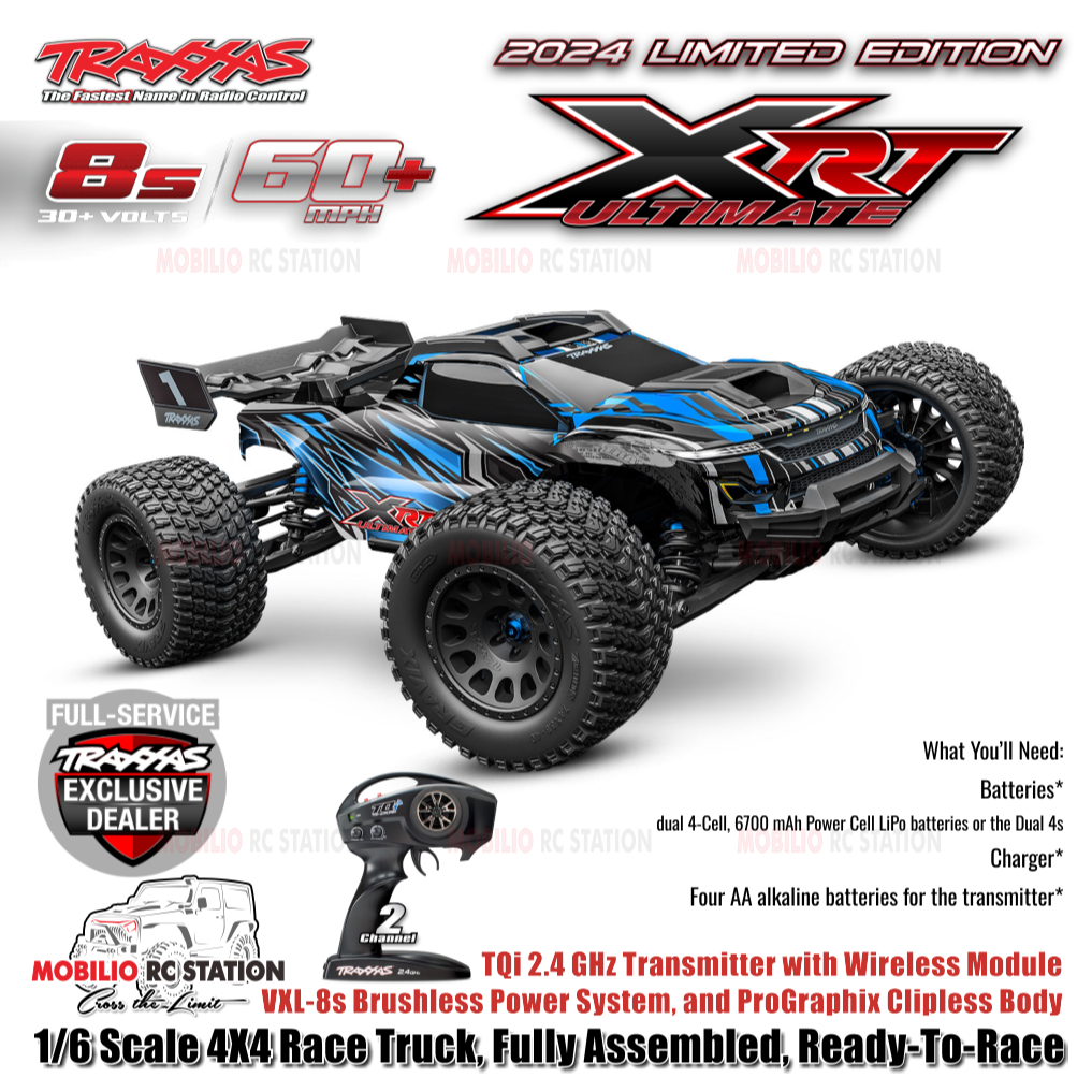 Traxxas XRT Ultimate 1/6 Extreme Race Truck 4WD 8s Brushless TQi TSM RTR