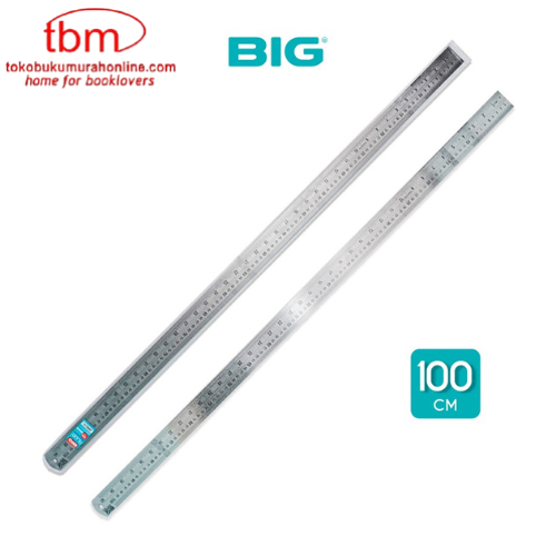 Jual TBMO BIG Penggaris Besi / Stainless Steel Ruler Tebal dan Kokoh ...