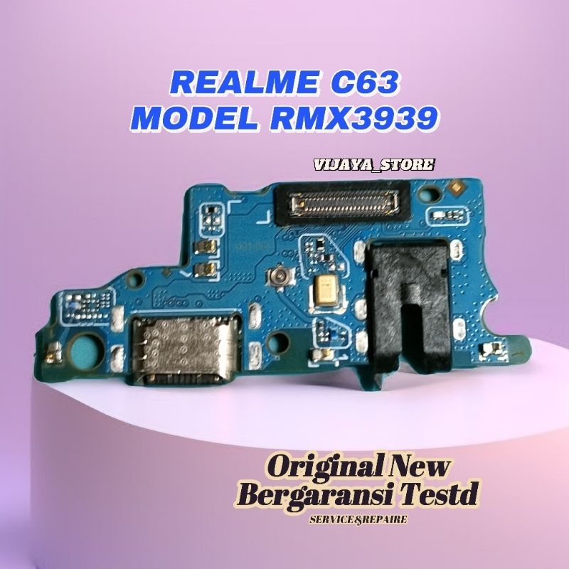 Jual Konektor Cas Papan Pcb Konektor Cas Mic Realme C63 Rmx3939
